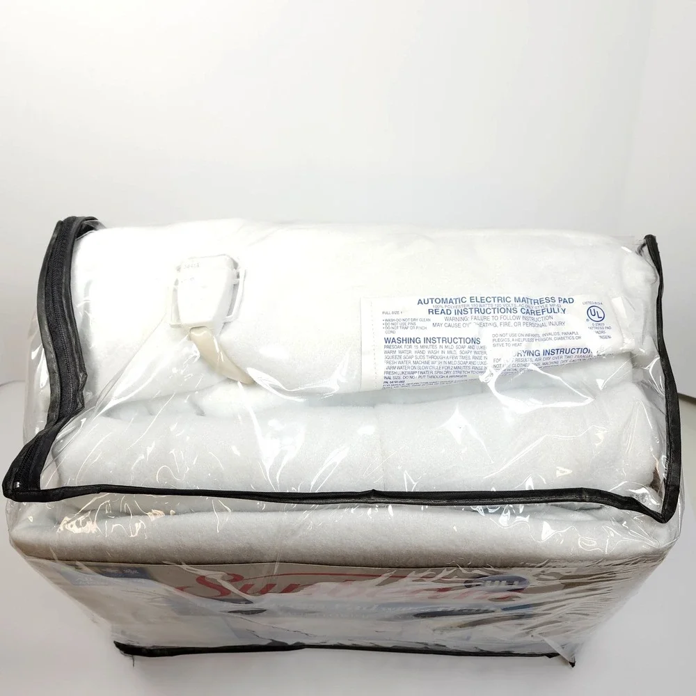 NIB VTG  Sunbeam Heated Mattress Pad 